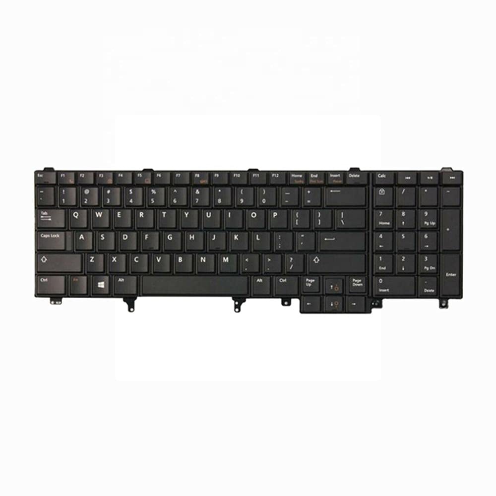 WISTAR Laptop Keyboard Compatible for Dell Latitude E5220 E5530 E6520 E6530 E6540 Series